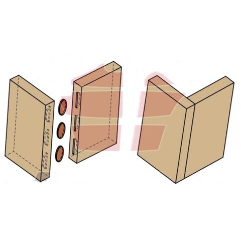 100 Adet Ahşap Bisküvi Kavela Lamel Yaprak Kavelya No:20