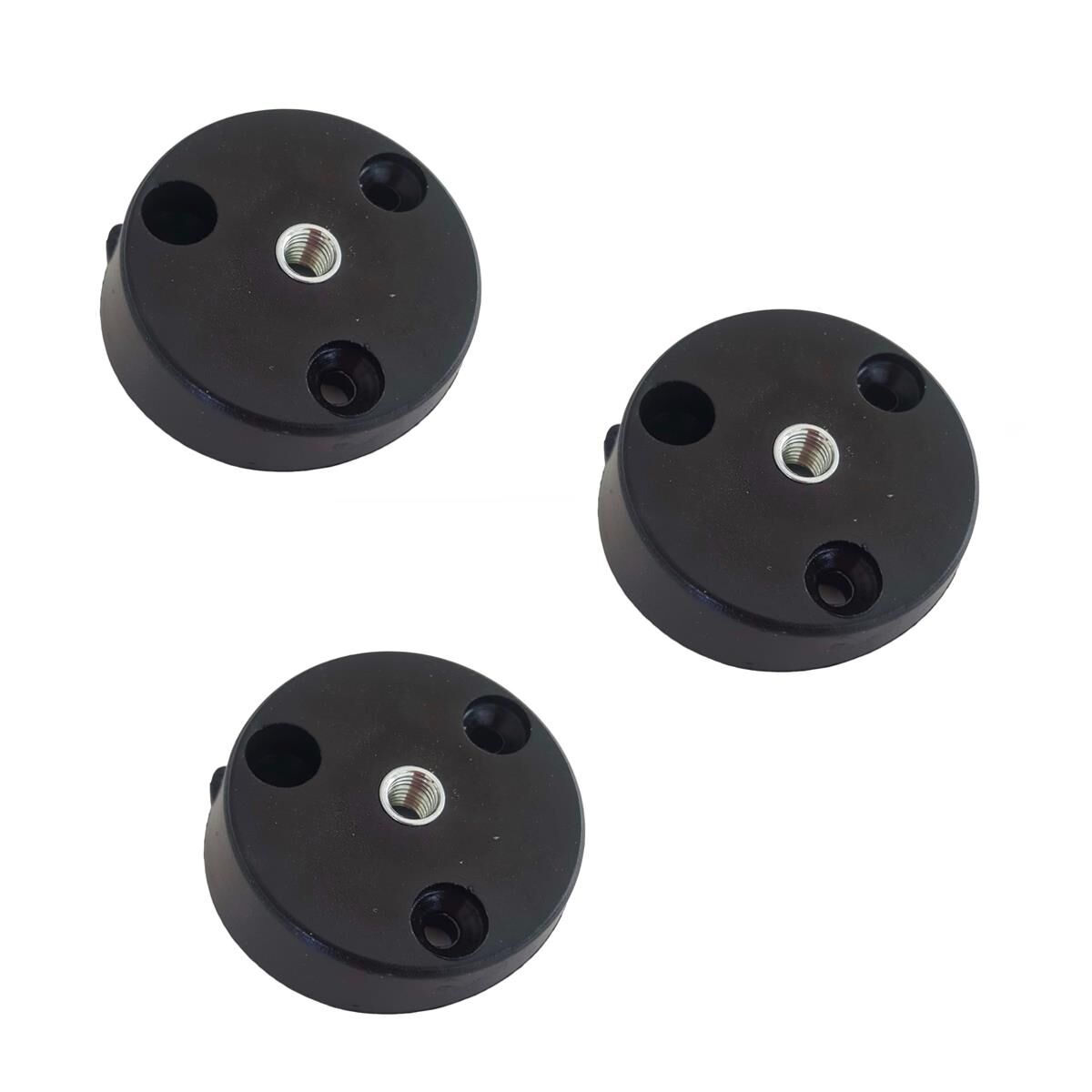 3 Adet Mobilya Masa Sehpa Ayak Bağlantı Aparatı Siyah Dereceli