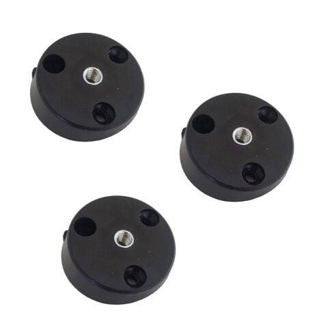 3 Adet Mobilya Masa Sehpa Ayak Bağlantı Aparatı Siyah Dereceli