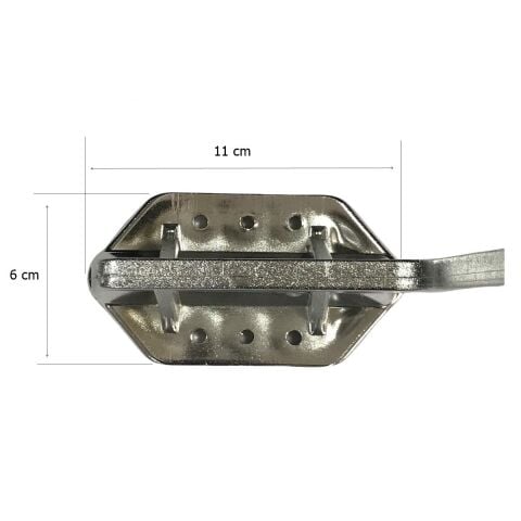 Kaz Lüks Mobilya Koltuk Ayağı Metal Krom 17 cm