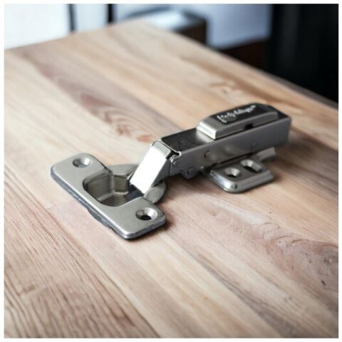 Dolphinge Frenli Pistonlu Yavaş Kapanan Dolap Menteşesi Düz