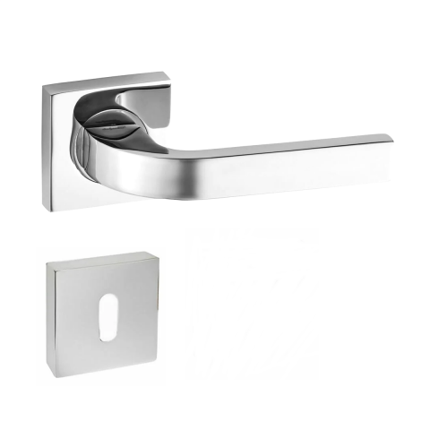 Doğanlar Tutku Lüx Rozetli Kapı Kolu Krom Oda