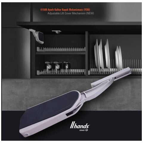 50 Adet Hands Lift Kalkar Kapak Makası Standart