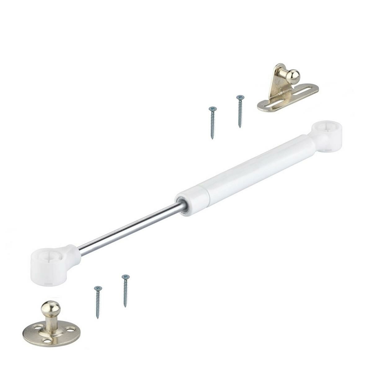 Gazlı Amortisör Piston 80 N Kalkar Kapak için 27 cm Beyaz