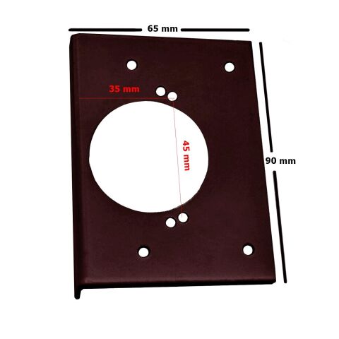 Dolap Menteşe Tamir Sacı Seti Kapak Yuva İçin 2 li Koyu Kahve