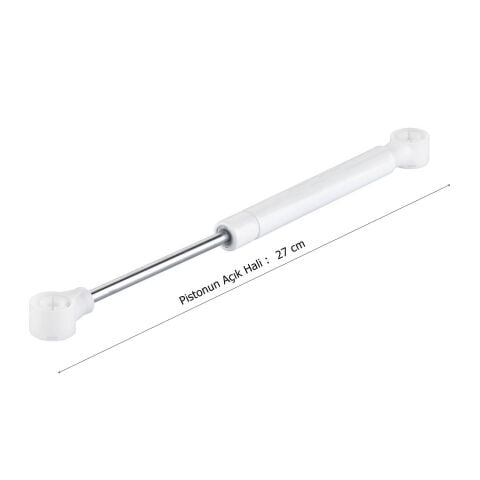 Gazlı Amortisör Piston 100 N Kalkar Kapak için 27 cm Beyaz