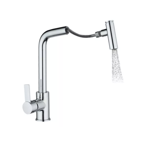 Venezia Kuantum Mix Spiralli Mutfak Evye Eviye Bataryası Krom