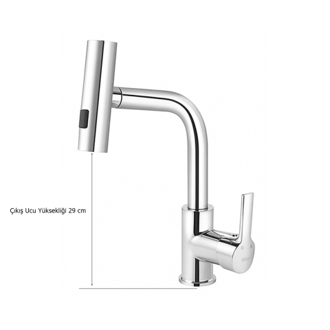 Venezia Smart Spiralli Mutfak Evye Eviye Bataryası Krom