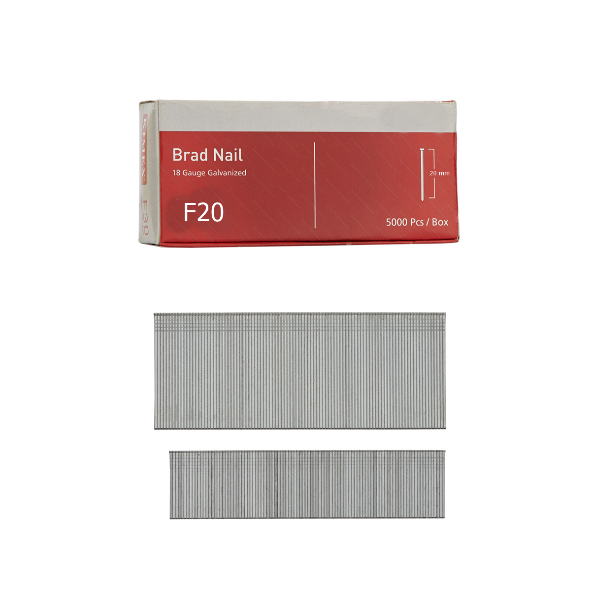 Havalı Tabanca Çivisi Başlı F20 - 20 mm