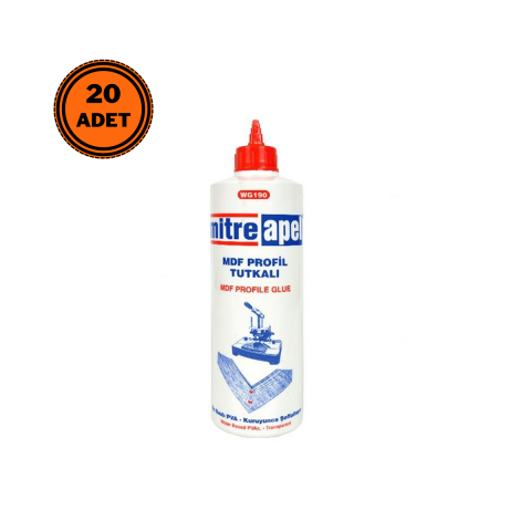 20 Adet Apel Mdf Profil Tutkalı 600 ml Şeffaf