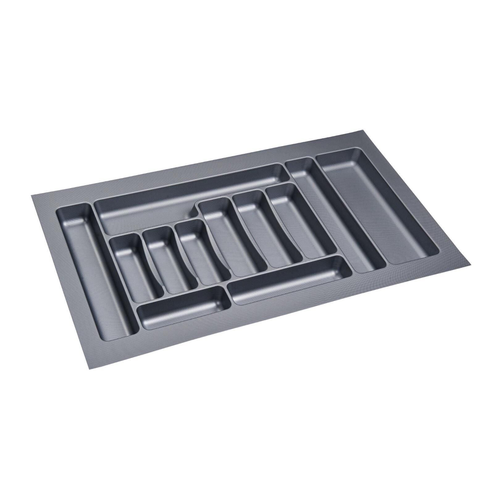 Çekmece İçi Kaşıklık 85 x 49 cm Gri Mutfak Çekmece Düzenleyici