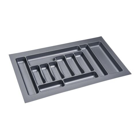 Çekmece İçi Kaşıklık 85 x 49 cm Gri Mutfak Çekmece Düzenleyici