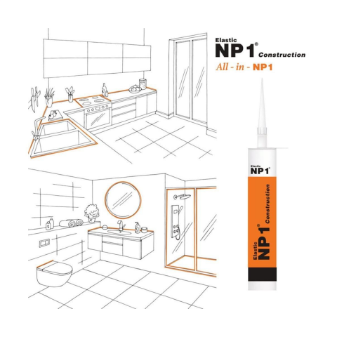 NP1 Çatı Silikonu Beyaz 290 ml