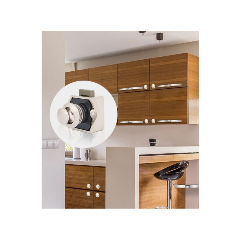 Karavan ve Tekneler için Basmalı Çekmece Dolap Kilidi Saten