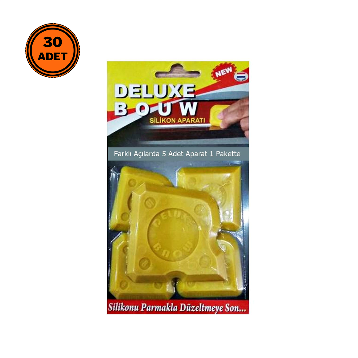 30 Adet Silikon Mastik Derz Çekme Aparatı Orjinal Deluxe Bouw