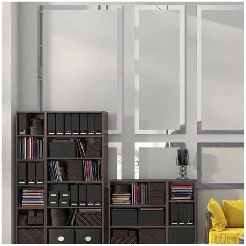 40 mm x 2800 mm Gümüş Sibu Aynalı Pleksi Şerit Mobilya Süsü