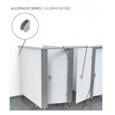 Tempo Islak Hacim 13 mm Kabin Alüminyum U Bağlantı