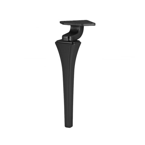 Venüs Lüx Metal Ayak 21 cm Mat Siyah Mobilya Koltuk Ayağı