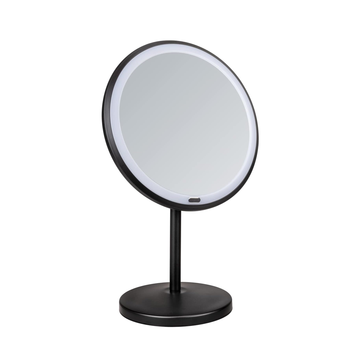 Wenko Ayaklı Masa Üstü Led Makyaj Aynası 5X Zoom Siyah