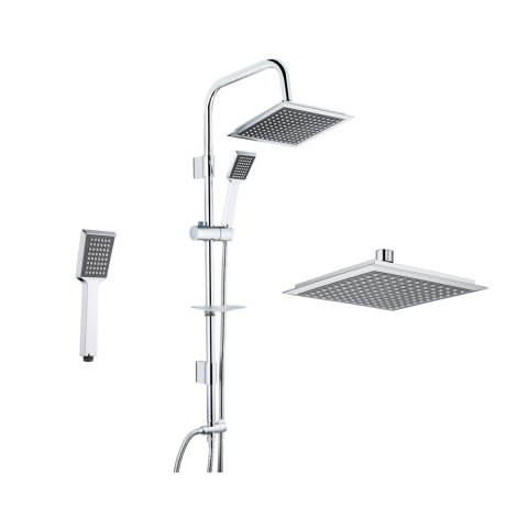 Tema Banyo Rain Pratik Quadro Tepe Duş Takımı Seti 53240 Krom
