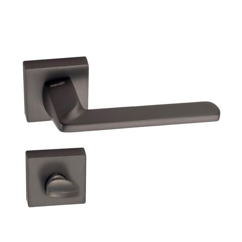 Doğanlar Radya Lüx Kare Rozetli Kapı Kolu Antrasit Wc