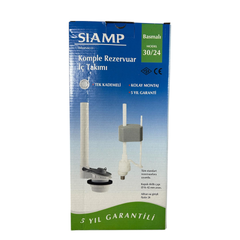 Tema Siamp 30-24 Stoplu Basmalı Klozet Rezervuar İç Takımı
