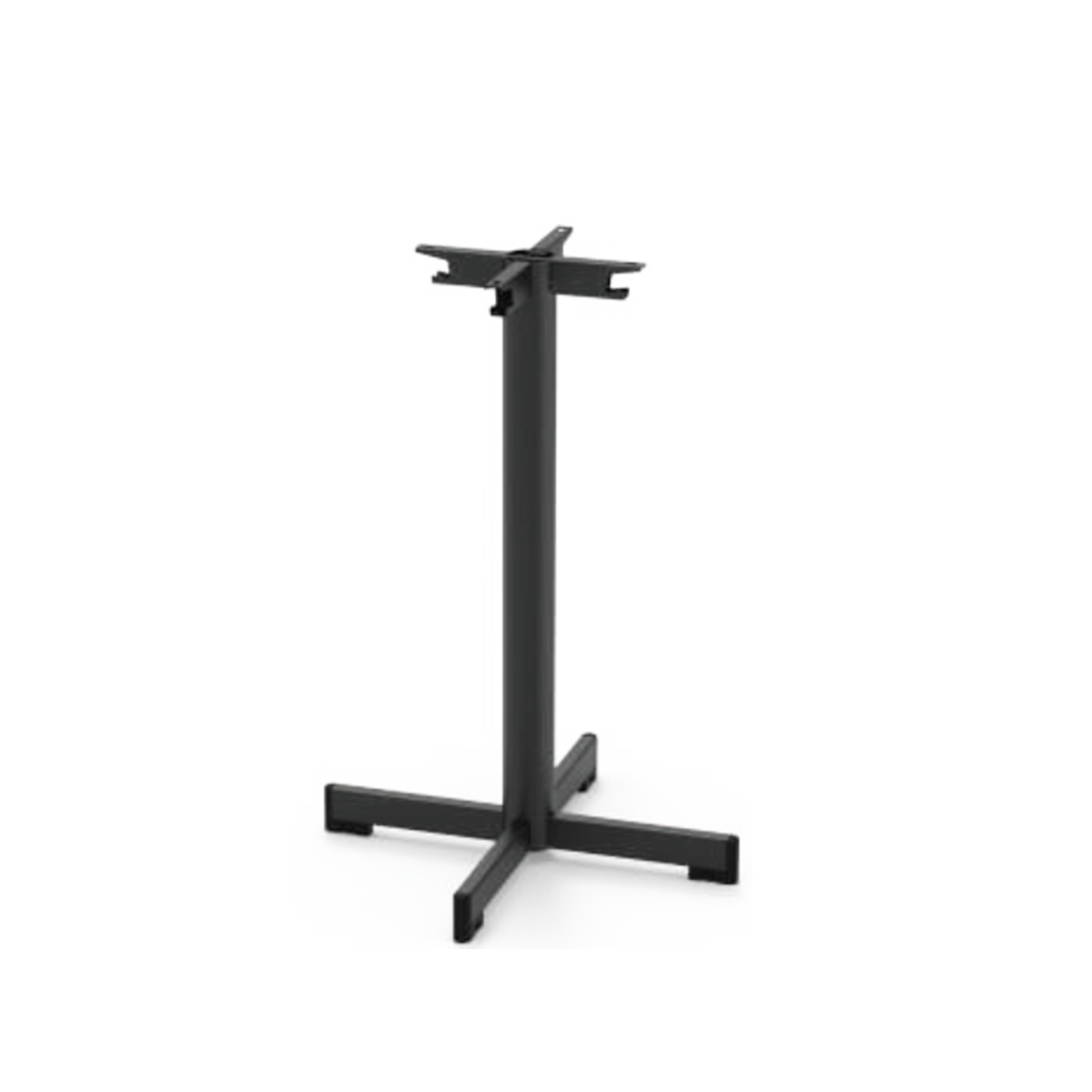 Tempo Bistro Masa Ayağı Siyah Metal 71 cm