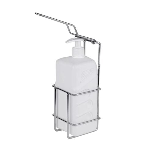 Dezenfektan Aparatı Çelik ve 1 Lt Şişe Krom Eg-301