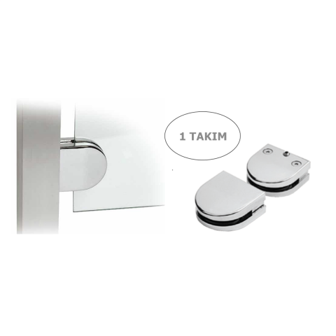 Osena Cam Tutucu Metal Krom 6-8 mm Ayarlı 1 Takım