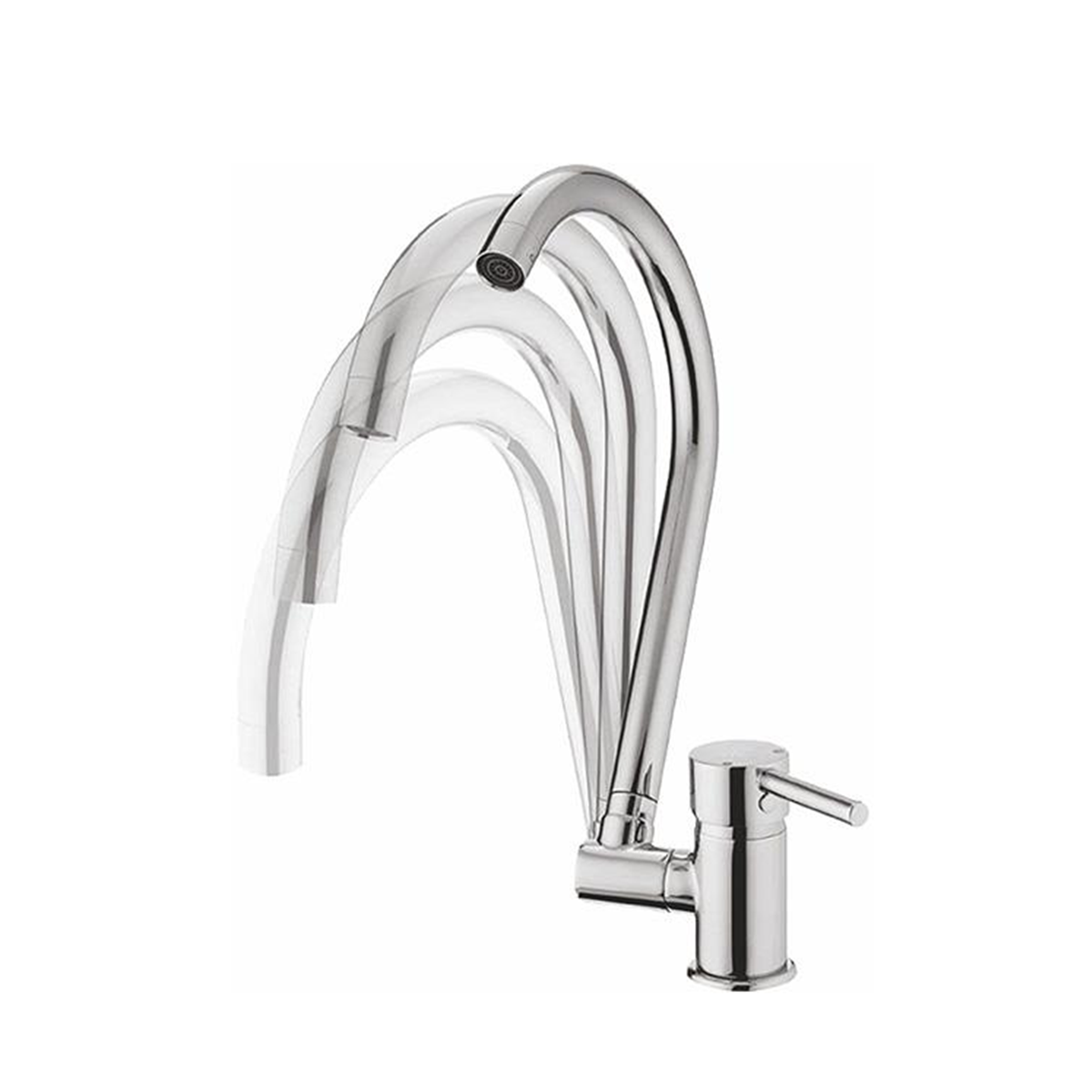 Venezia Pencere Önü Evye Bataryası Krom