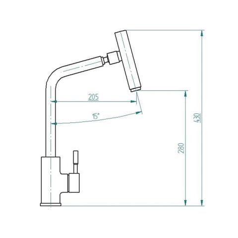 Venezia İnox Oynar Başlıklı Mafsallı Mutfak Evye Eviye Bataryası