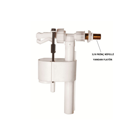 Tema Siamp İç Takım 93-Y Flatör 3/8 Prinç Nipelli Yandan Girişli