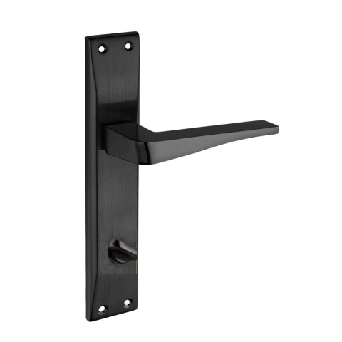 Hira Yasmin Bilge Mat Siyah Kapı Kolu Alüminyum Wc