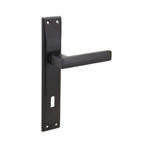 Hira Konak Bilge Mat Siyah Kapı Kolu Alüminyum Oda