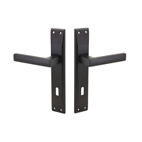 Hira Konak Bilge Mat Siyah Kapı Kolu Alüminyum Oda