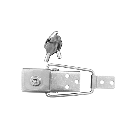 Sandık Klipsi Anahtarlı Kilitli Gergi Mandalı Paslanmaz Çelik