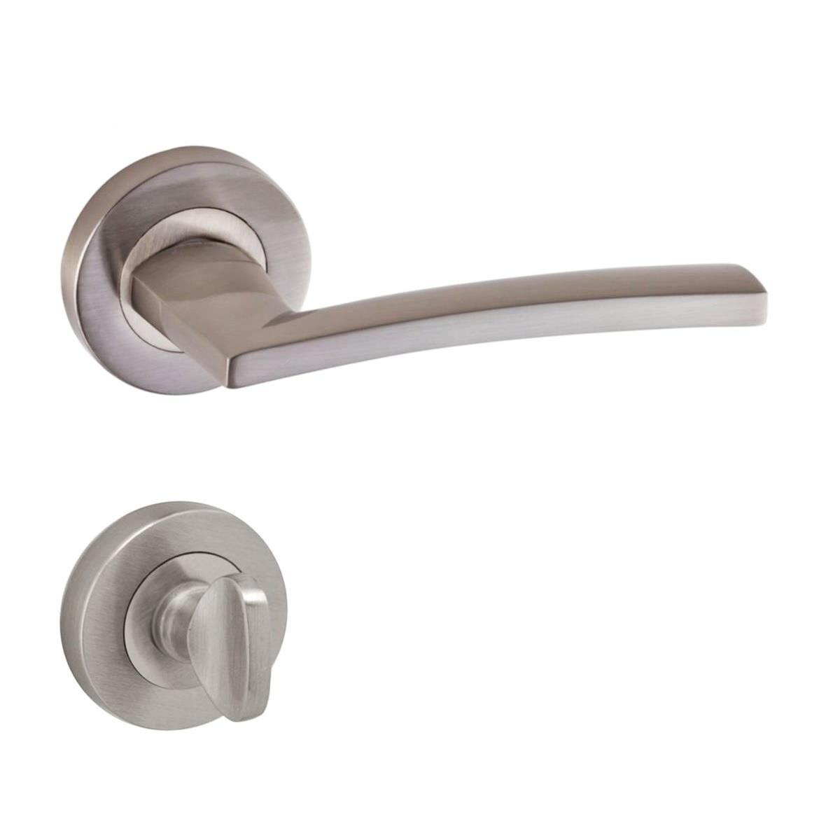 Doğanlar Rodos Lüx Rozetli Kapı Kolu Saten Wc