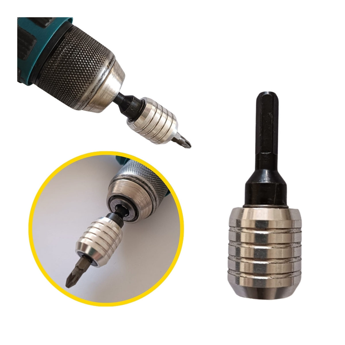 Pratikmen Kendinden Emniyetli Otomatik Bilyalı Uç Adaptörü