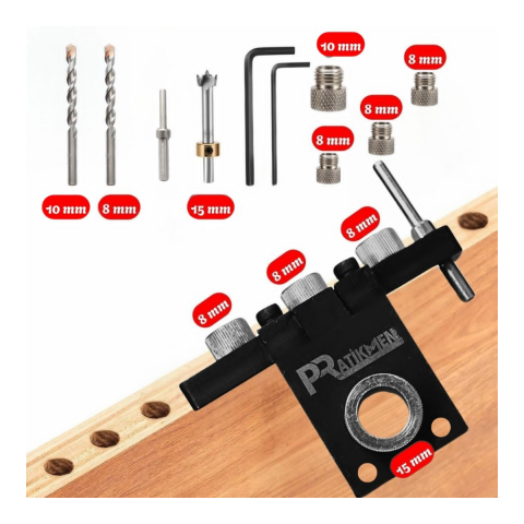 Pratikmen Minifix Delme Aparatı Metal