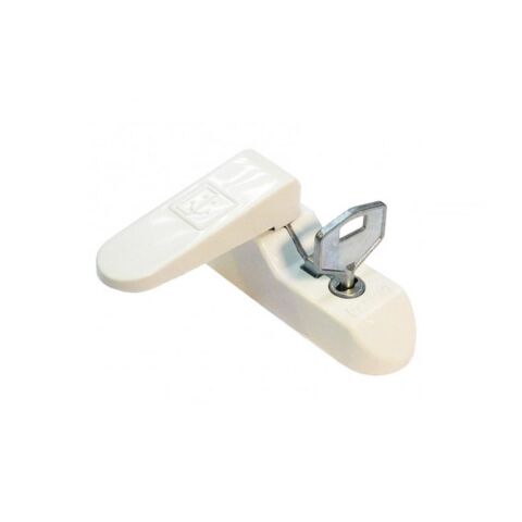 Penkid Pvc Çocuk Emniyet Güvenlik Kilidi Düğmeli Anahtarlı Beyaz