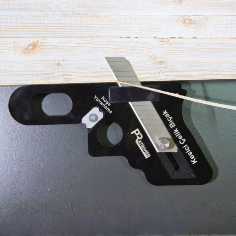 Pratikmen Kenar Bandı Temizleme ve Pah Alma Aparatı