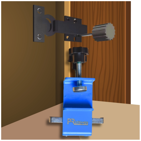 Pratikmen Hassas Ayarlanabilir Kapak Montaj Aparatı Metal