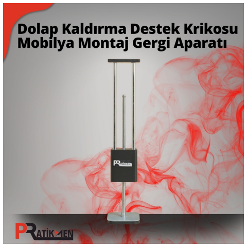 Pratikmen Dolap Kaldırma Destek Krikosu Mobilya Montaj Aparatı