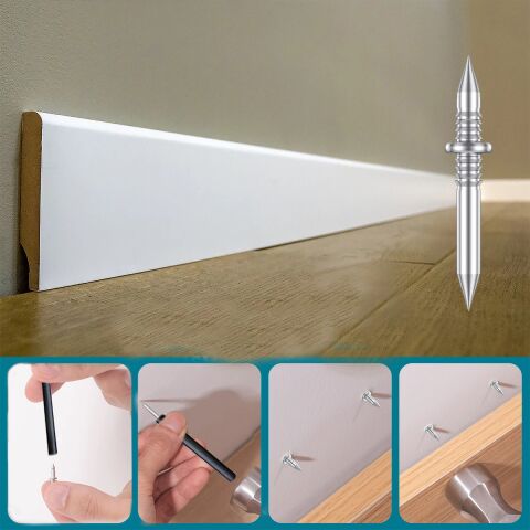 Pratikmen Çift Yönlü Döküm Paslanmaz Pervaz Duvar Çivisi 100 lü