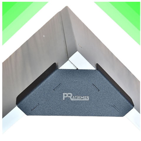 Pratikmen Dolap Montaj Köşe Bağlantı ve Gönye Aparatı 2 Adet