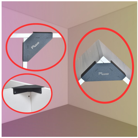 Pratikmen Dolap Montaj Köşe Bağlantı ve Gönye Aparatı 2 Adet