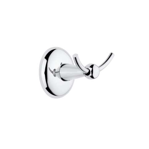 Tema Minimal Banyo İkili Askılık Bornozluk Havlu Askısı Krom