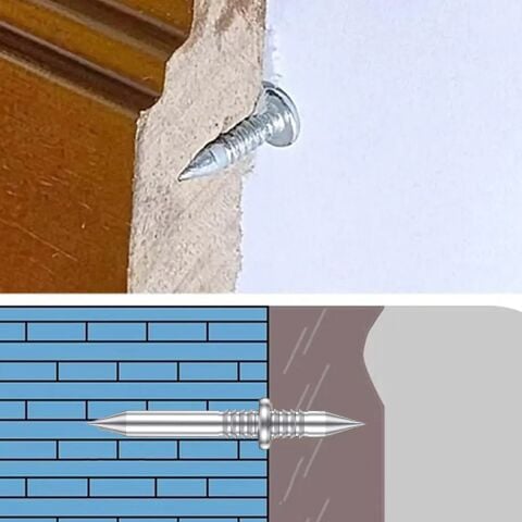 Pratikmen Çift Yönlü Döküm Paslanmaz Pervaz Duvar Çivisi 250 li