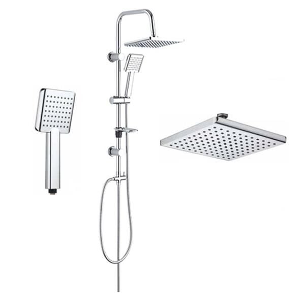 Tema Rain Plus Tetra Sürgülü Banyo Duş Takımı Seti Paslanmaz Boru