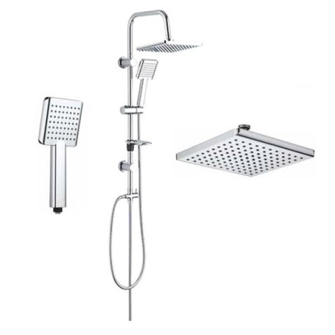 Tema Rain Plus Tetra Sürgülü Banyo Duş Takımı Seti Paslanmaz Boru